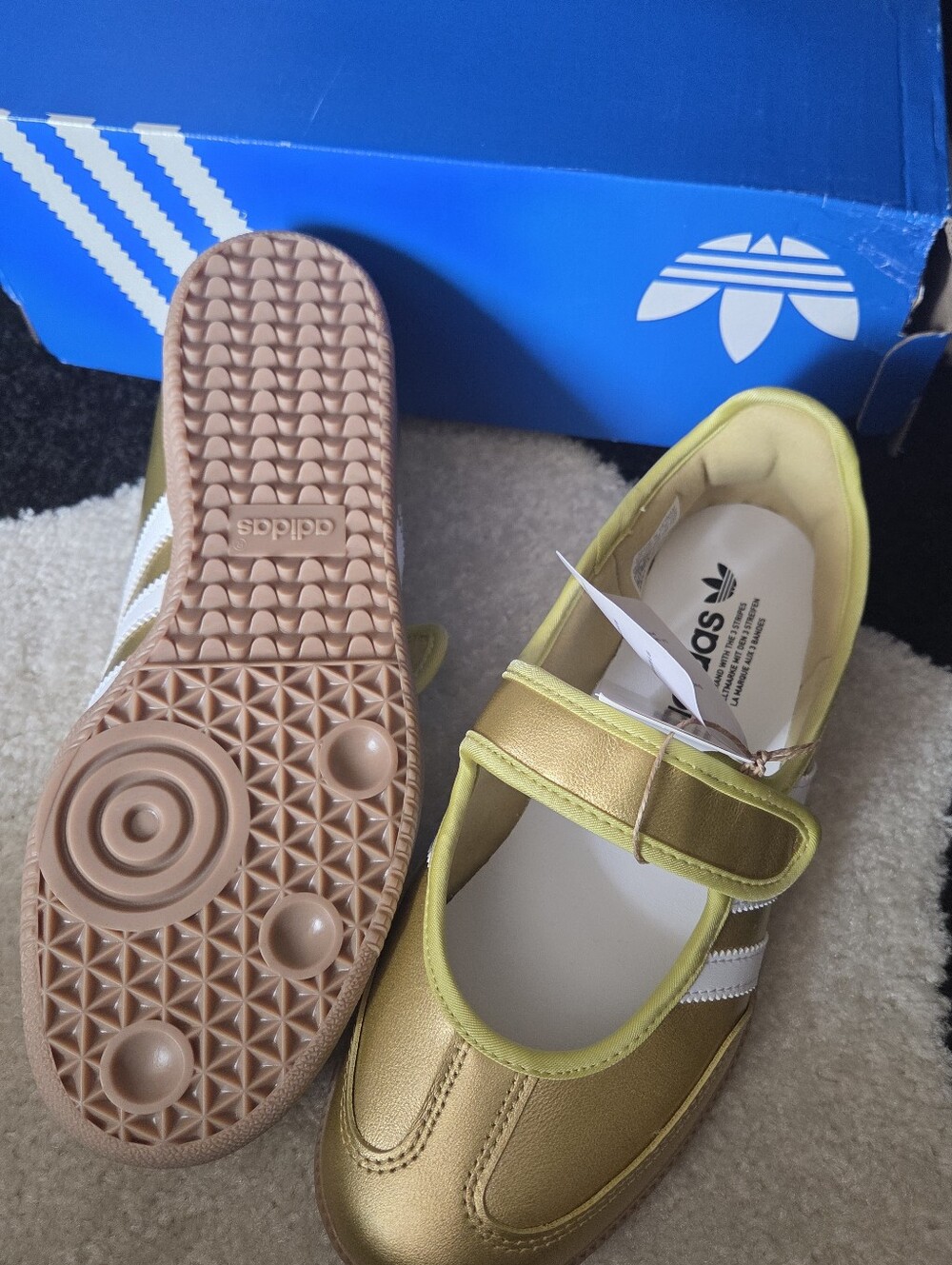 ADIDAS GOLD SAMBA JANE SNEAKER/SHOE - Picture 4 of 9